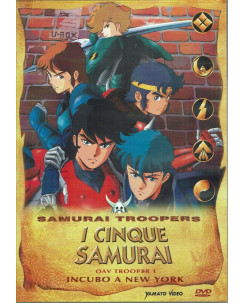 i Cinque Samurai trooper 1 oav incubo a New York DVD Yamato ITA