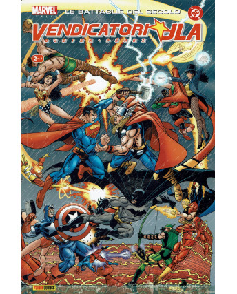 Battaglie del Secolo n.23 Vendicatori JLA 2di4 di Busiek Perez ed. Marvel Italia