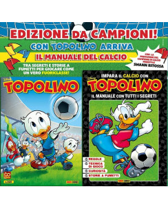 Topolino n.3420 con GADGET impara il calcio ed. Panini FU20