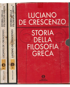 De Crescenzo: Storia della filosofia greca 2 vol. ed. Oscar Mondadori A21