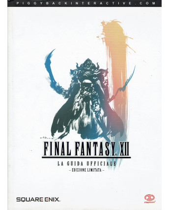 Final Fantasy XII Giuda strategica ufficiale italiano ed. PIGGYBACK FF15