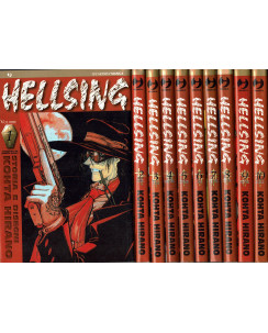 Hellsing 1/10 serie COMPLETA di K. Hirano ed. JPop SC01
