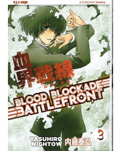 Blood Blockade Battlefront 3 di Y. Nightow ed. JPop  