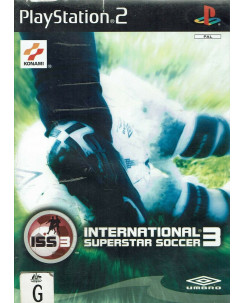 Videogioco Playstation 2 : INTERNATIONAL SUPERSTAR SOCCER 3 ENG Konami no libret