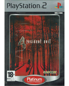 Videogioco Playstation 2 RESIDENT EVIL 4 Platinum ITA 18+ libretto Capcom