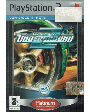 Videogioco Playstation 2 Need For Speed Undergound 2 Platinum PAL ITA 3+ EA