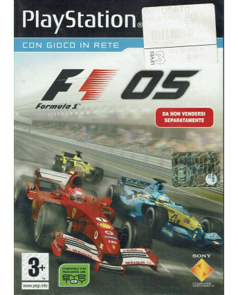 Videogioco Playstation 2 Formula one 05 F1 formula 1 2005 PAL ITA libretto 