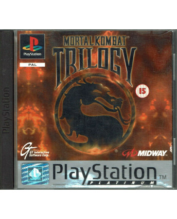 Videogioco Playstation 1 Mortal Kombat Trilogy  PS1 PAL ITA libretto Platinum