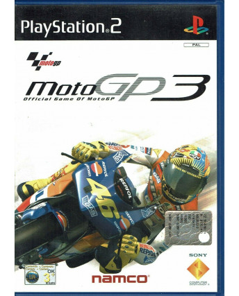 Videogioco Playstation 2 MOTO GP 3 NAMCO PS2 libretto 3+