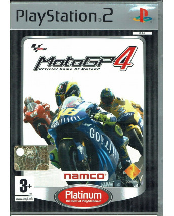 Videogioco Playstation 2 MOTOGP4 MOTO GP 4 NAmco Platinum 3+ libretto PS2  