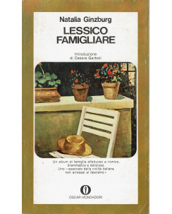 Natalia Ginzurg: Lessico famigliare ed. Oscar Mondadori n.339 1974 A70