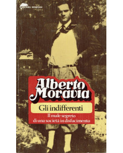 Alberto Moravia: Gli indifferenti ed. Tascabili Bompiani 1976 A62