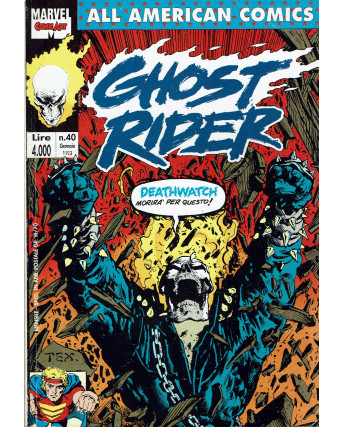 All american comics n.40 Ghost Rider di De Falco ed. Comic Art