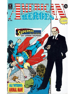 AMERICAN HEROES n.33 Superman Animal Man ed. PLAY PRESS