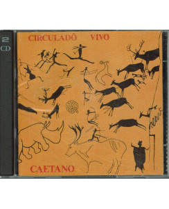 CD17 90 Circulado Vivo Caetano Veloso 2 CD 19 tracks 510 459-2