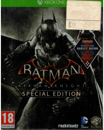 Videogioco X Box One BATMAN ARKHAM KNIGHT SPECIAL edition 18+ Warnebros