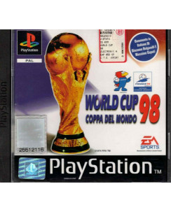 Videogioco Playstation 1 World Cup 98 PS1 PAL EA sports libretto