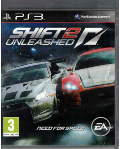 Videogioco Playstation 3 Shift 2 Unleashed Need for Speed EA PS3 18+ libretto