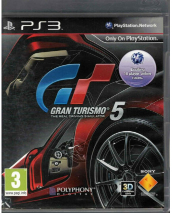 Videogioco Playstation 3 GRAN TURISMO 5 Polyphony UK libretto 3+