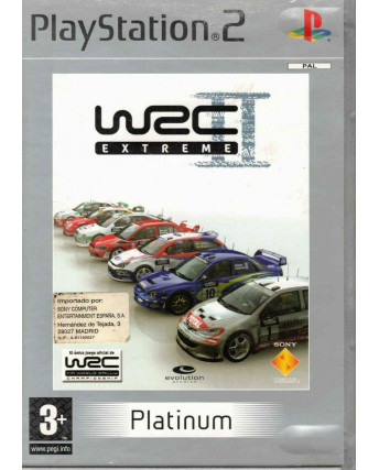 Videogioco Playstation 2 WRC II Estremo Platinum Pal Spagna libretto 3+