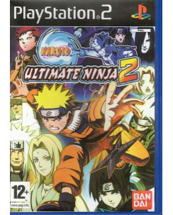 Videogioco Playstation 2 Naruto ultimate ninja 2 Bandai 12+ libretto Spagna