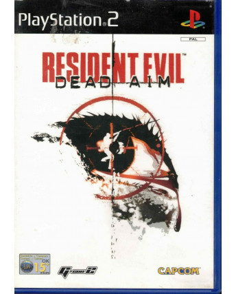Videogioco Playstation 2 Resident Evil Dead Aim PS2 PAL 15+ Capcom libretto