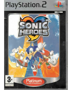 Videgioco Playstation 2 Sonic heroes PS2 ITA Platinum SEGA 3+