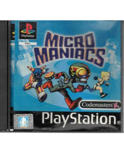 Videogioc Playstation 1 MICRO MANIACS ITA libretto PS1 Codemasters