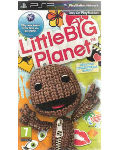 Videogioco PSP LITTLE BIG PLANET 7+ libretto versione inglese