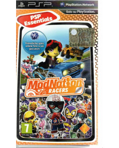 Videogioco PSP MODNATION RACERS 7+ ITA libretto Essentials 