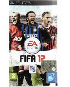 Videogioco PSP Fifa 12 3+ libretto EA Sports ITA 