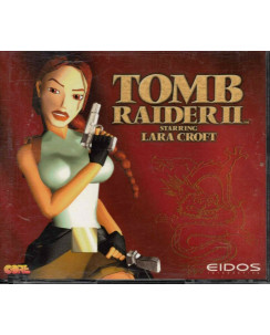 Videogioco PC Tomb Raider II Lara Croft 2 dischi ENG Eidos libretto