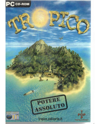 Videogioco PC TROPICO Potere Assoluto Videogioco ITA 11+ libretto