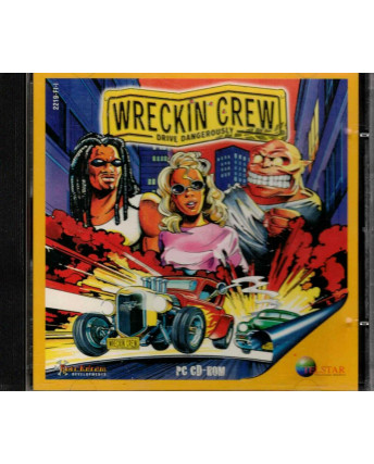 Videogioco PC Wreckin Crew drive dangerously Telstar PC CD ROM 