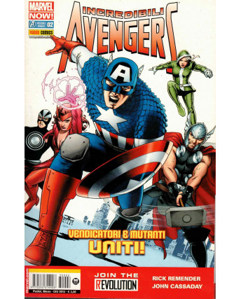 Incredibili Avengers n.  2 Vendicatori e Mutanti uniti! di Cassaday ed. Panini