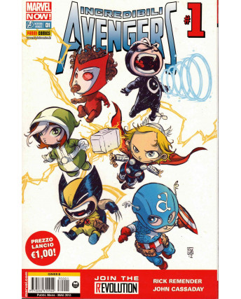 Incredibili Avengers n.  1 cover B di Cassaday ed. Panini