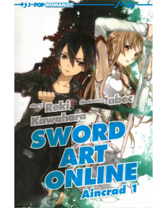 Sword Art Online Aincrad  1 di Reki Abec NOVEL ed. Jpop