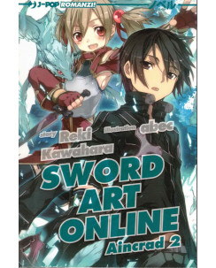 Sword Art Online Aincrad  2 di Reki Abec NOVEL ed. Jpop