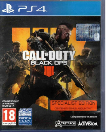 Videogioco Playstatio 4 Call of duty black ops 4 Specialist Edition ITA 18+ 