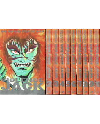 Violence Jack 1/19 serie COMPLETA di Go Nagai ed. D/Books 