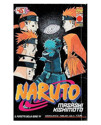 Naruto il Mito n.45 di Masashi Kishimoto RISTAMPA ed. Panini Comics NUOVO