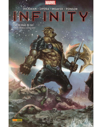 Marvel Miniserie n.146 Infinity 2di6 COVER Astro Nero di Hickman ed. Panini 