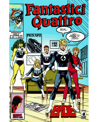 Fantastici Quattro n. 59 eroe ed. Star Comics  