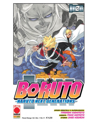 Boruto Naruto Next Generations  2 di Kishimoto RISTAMPA ed. Panini  NUOVO