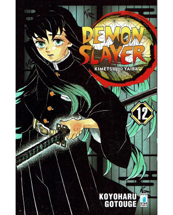 Demon Slayer 12 Kimetsu no Yaiba di K.Gotouge ed.Star Comics NUOVO