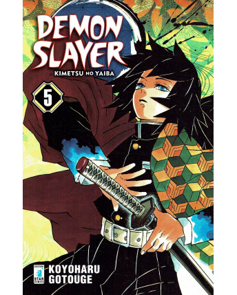 Demon Slayer  5 Kimetsu no Yaiba di K.Gotouge ed.Star Comics NUOVO