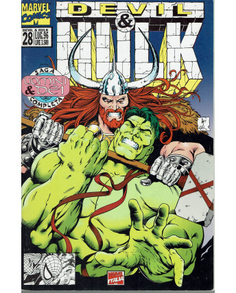Devil & Hulk n. 28 uomini e dei ed. Marvel Italia