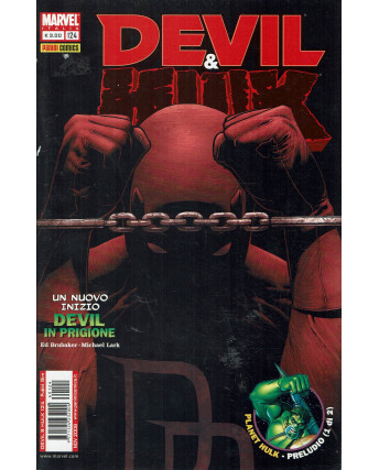 Devil & Hulk 124 Devil in prigione di Brubaker ed. Marvel Italia