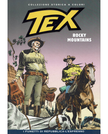 Collezione Storica Colori Tex  185 Rocky Mountains di Galep ed. Repubblica FU05