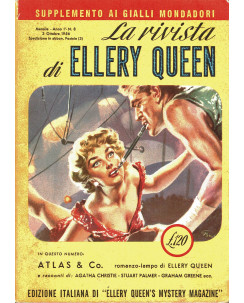 La rivista di Ellery Queen  8 3 ott 1956 suppl. Gialli Mondadori A53